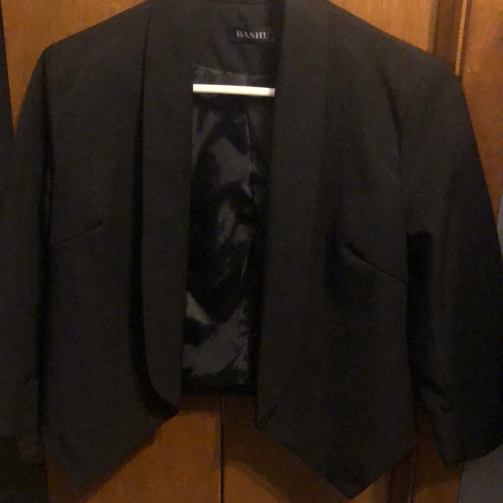 Bashu black jacket 3/4 sleeve